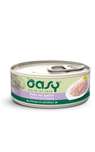 Oasy Cat Konzerv Natural Kitten Chicken 70g