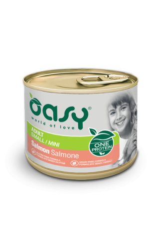 Oasy Dog Konzerv OP Adult Small/Mini Salmon 200g