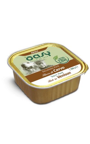 Oasy Dog Alutálka Tasty Paté Adult Venison 150g