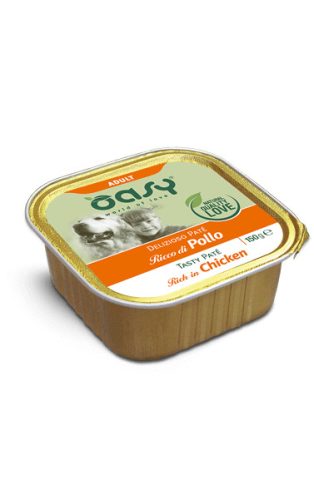 Oasy Dog Alutálka Tasty Paté Adult Chicken 150g