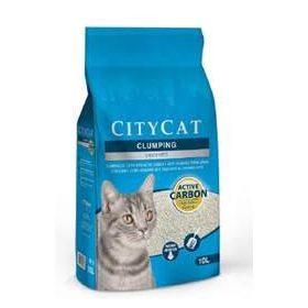   Citycat csomósodó macskaalom Active Carbon (bentonit aktív szénnel) 10l