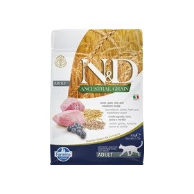   N&D Cat Ancestral Grain bárány, tönköly, zab&áfonya adult 300g