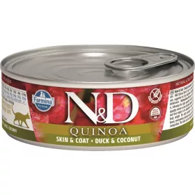 N&D Cat Quinoa konzerv kacsa&kókusz 80g