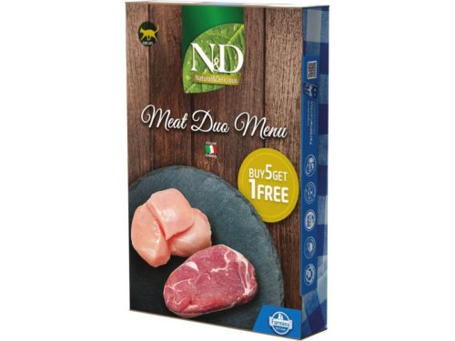 N&D Cat konzerv Meat Duo Menu 6x70g