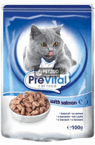 Prevital Alutasakos Macskaeledel Lazacos 100g 