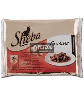 Sheba Alutasak 4 Pack Cuisine Húsos