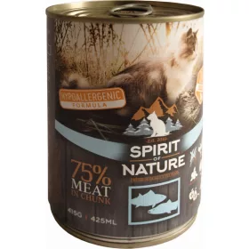   Spirit of Nature Cat konzerv Tonhallal és lazaccal 415gr/12db