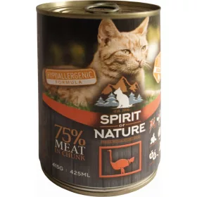 Spirit of Nature Cat konzerv Strucchússal 415gr/12db