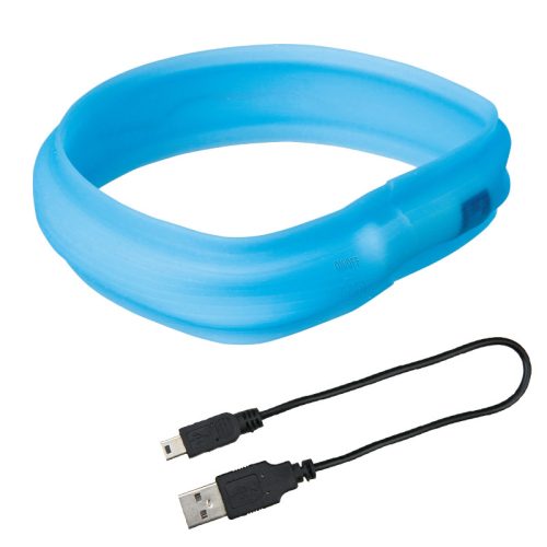 Nyakörv Világítós Usb-El L-Xl 70cm/30mm Kék