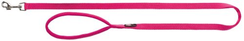 Póráz Új Prémium M–L 1.00 m/20 mm, fuchsia