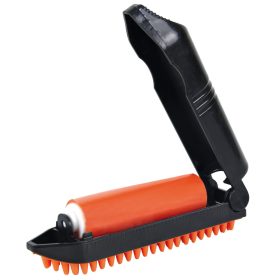 Szősz szedő henger kefével 23cm fekete/türkíz