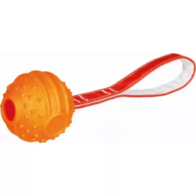 Játék Soft & Strong labda kötéllel 7cm/29cm narancs