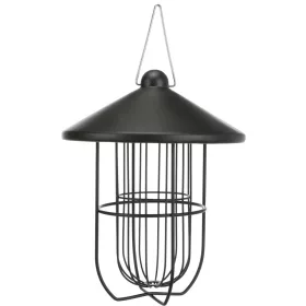   Kültéri Faggyúgolyó Tartó 3 Férőhelyes, Fém 19x24cm Fekete