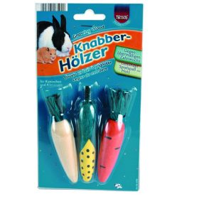 Fogkoptató Fából Szalmával Répa Kukorica Retek 3db