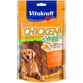   Vitakraft Chicken Kutya Jutalomfalat Veggie Csirke & Répa 80g