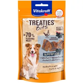   Vitakraft Treaties Bits Kutya Jutalomfalat Superfood Csirke & Bodza 100g