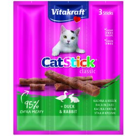 Vitakraft Cat Stick Jutalomfalat Mini Nyúl & Kacsa 3x6g