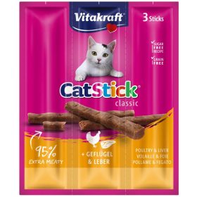 Vitakraft Cat Stick Jutalomfalat Mini Szárnyas & Máj 3x6g