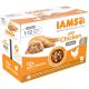 Iams Cat Delights Kitten & Junior csirke falatkák ízletes szószban, multipack 12x85g