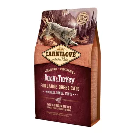   Carnilove Cat Adult Duck&Turkey Large - Kacsa&pulyka – Muscles, Bones, Joints 2kg