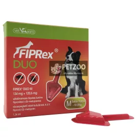   Fiprex Duo M 134 mg + 120,6 mg rácsepegtető oldat kutyáknak 1x