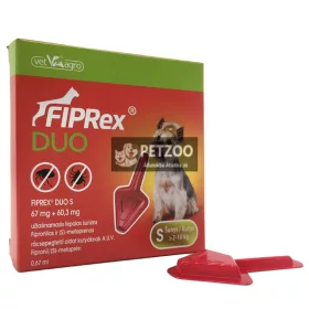   Fiprex Duo S 67 mg + 60,3 mg rácsepegtető oldat kutyáknak 1x